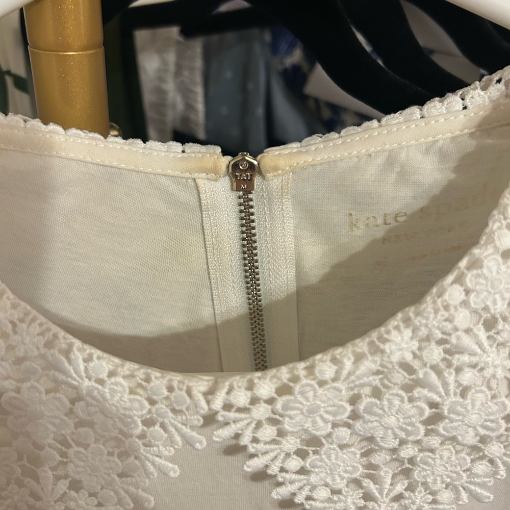 Kate Spade White Lace Collar Blouse - Picture 2 of 3